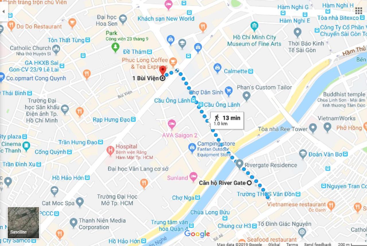 Rivergate Apartment With Central View 胡志明市 外观 照片